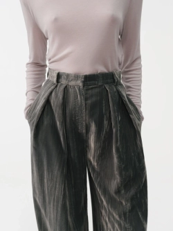 Брюки палаццо бархатные OLA OLA