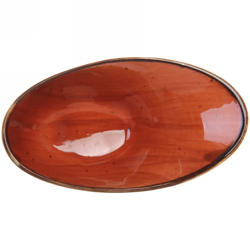 Салатник керамический «Corsica orange» 12*6*5см
