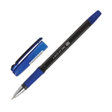 Ручка шариковая масляная Brauberg i-Rite GT Pro синяя, 0.4мм, резиновый грип