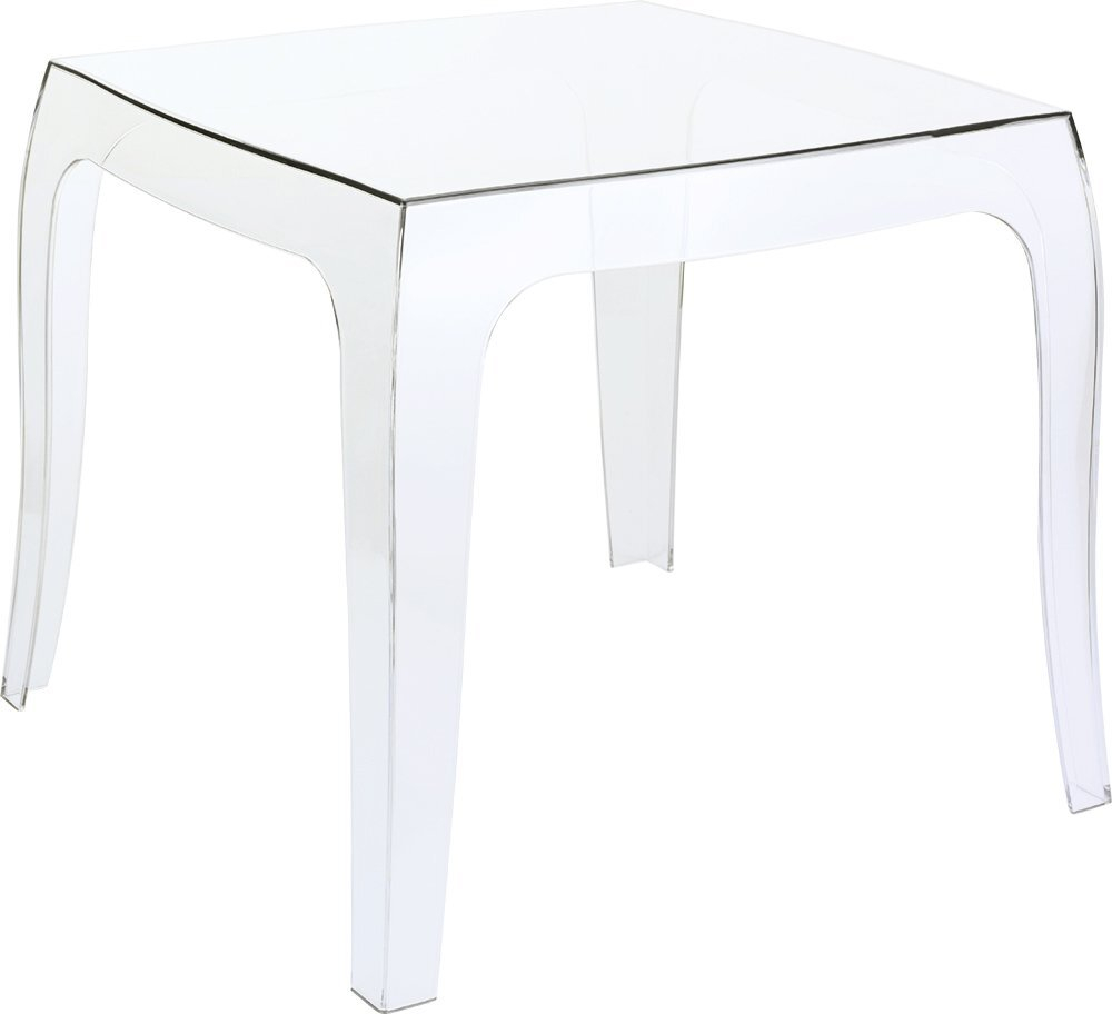Столик прозрачный журнальный Siesta Contract Queen, прозрачный