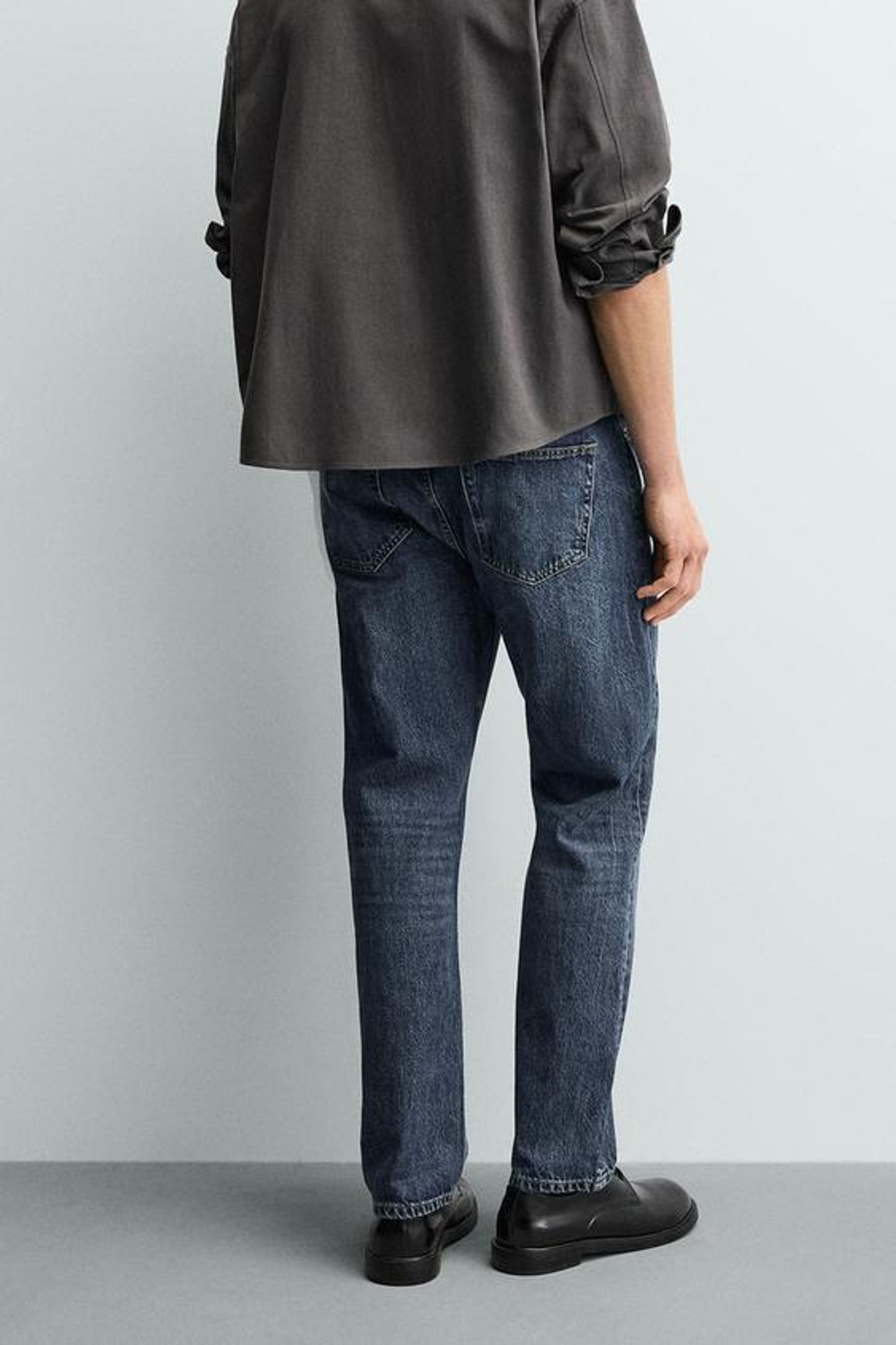 ZARA ДЖИНСЫ REGULAR FIT, СИНИЙ