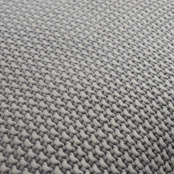 Подушка декоративная из стираного хлопка серого цвета из коллекции essential, 45х45 см