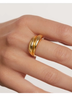 Кольцо Desire серебро 925 пробы покрытое золотом