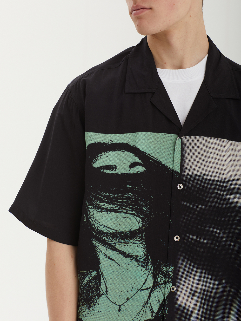 Мужская Рубашка Horse Hair Button Up