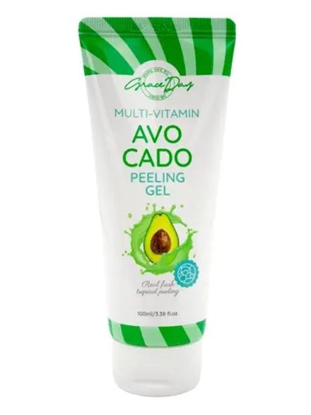 GRACE DAY - ПИЛИНГ-ГЕЛЬ ДЛЯ ЛИЦА С ЭКСТРАКТОМ АВОКАДО MULTI-VITAMIN AVOCADO PEELING GEL, 100 МЛ