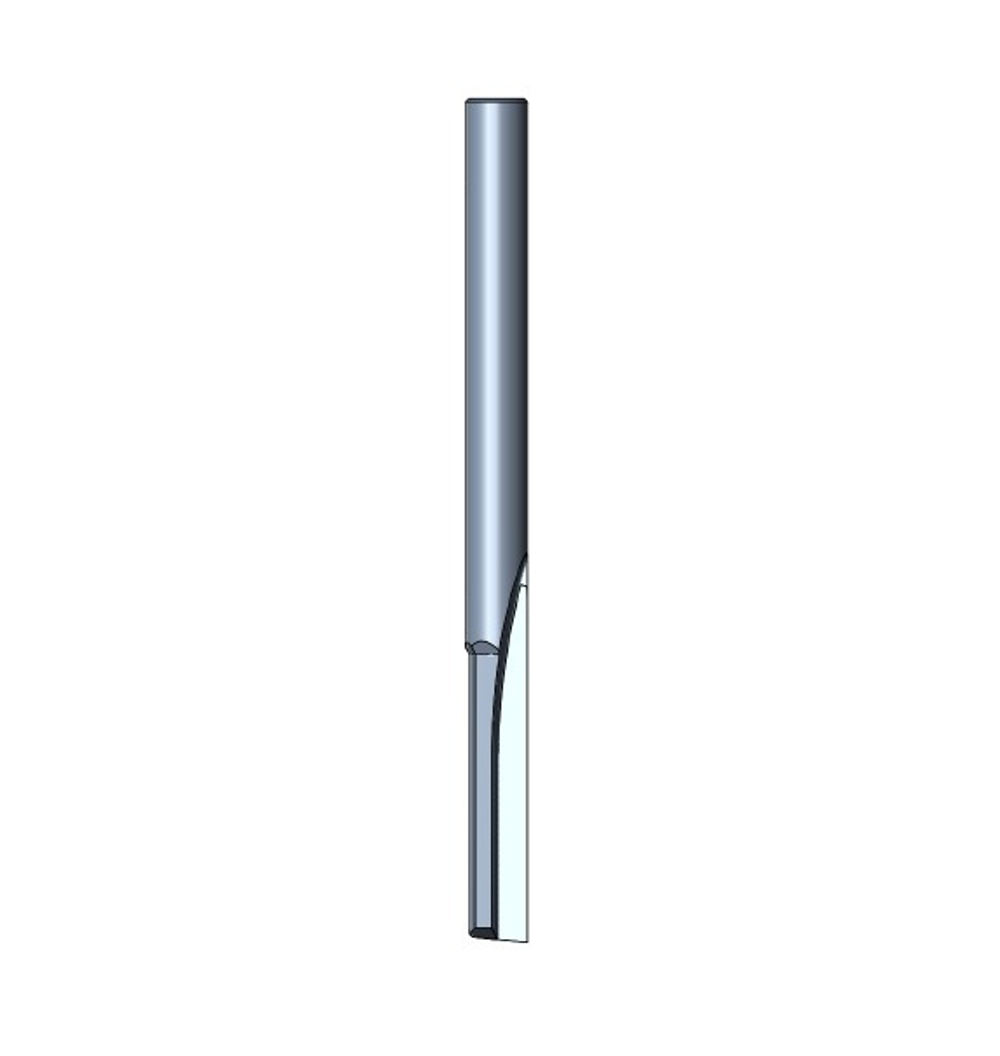 HM прямая пазовая фреза D.10x42x80 Z=2 RH
