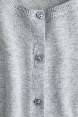 H&M Кардиган из смеси кашемира, светло-серый