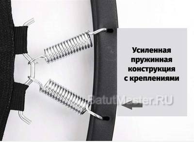 Каркасный батут, диаметр 5 фт, оранжевый