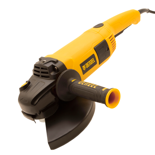 Машина шлифовальная угловая AG230-2400, 2400 Вт, 230 мм, 6000 об/мин Denzel 26915