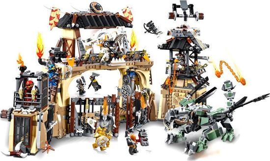 Конструктор Ninja " Пещера драконов " 1723 деталей , Bela арт.10940