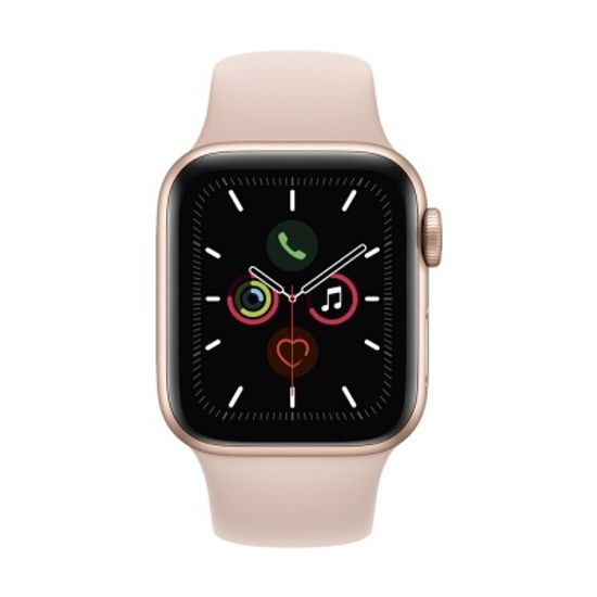 Apple Watch Series 5 40mm Aluminum Case with Sport Band (Золотистый/Розовый песок) (MWV72)