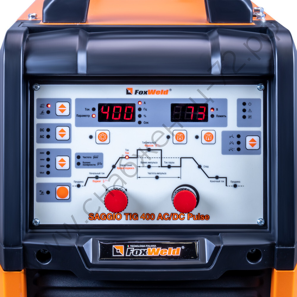 Аппарат аргонодуговой сварки SAGGIO TIG 400 AC/DC Pulse