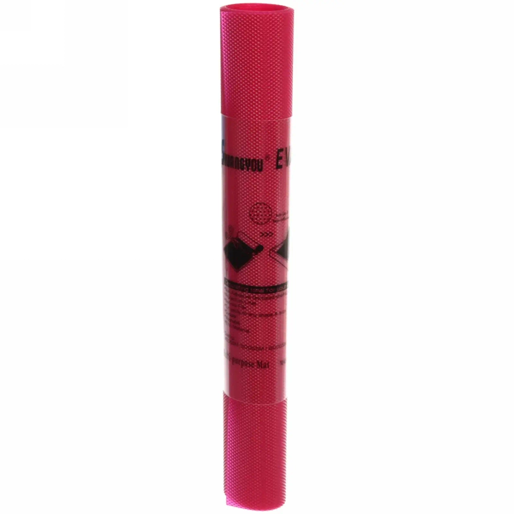 Коврик для кухонных ящиков в рулоне 30*90см «Бусинка» фуксия