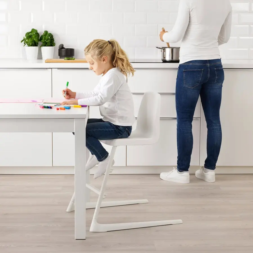 Стульчик для кормления - IKEA LANGUR/ЛАНГУР ИКЕА, 87х56 см,  белый