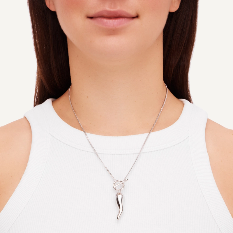 Колье Дикий Чили – Серебро