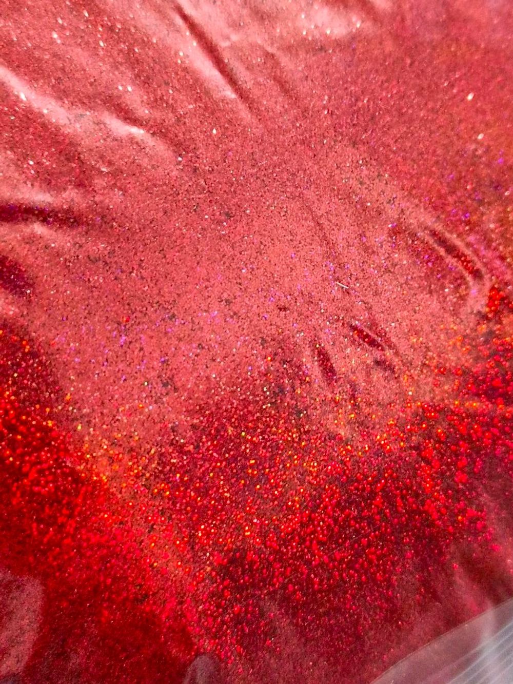 Блёстки Глиттеры 810-02мм - Тёмно-красный голографик - универсальные
