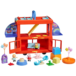 Hasbro Świnka Peppa - Большой красный вечеринка автобус 2в1 + 3 фигурки F8881