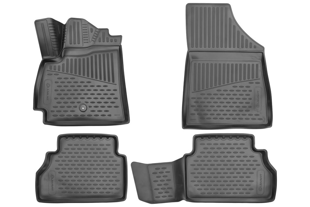 Коврики в салон для CHEVROLET Tracker 2022-, Внедорожник 5 дв., 4шт. (полиуретан) ELEMENT3DAN0379210K