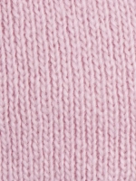 Шапка для девочки осенняя с завязками и помпонами