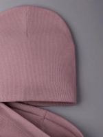 Шапка для девочки осенняя и снуд