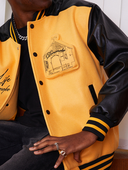 Бомбер DONSMOKE "3D Logo" Varsity Jacket