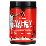 SIXSTAR, 100% Whey Protein Plus, сывороточный протеин, со вкусом печенья с кремом, 839 г (1,85 фунта)