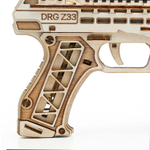 Деревянный конструктор Пистолет с пулями DRG Z33 (DROVO)