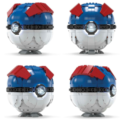MEGA Pokemon - Duży GreatBall Набор строительных блоков 299 элементов HMW04