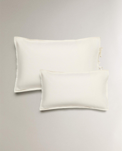 Наволочка Zara Home, хлопок 100%, однотонный, 4610/091