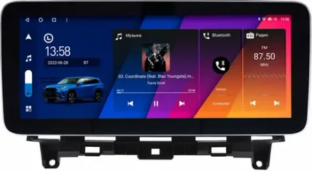 Магнитола для Honda Crosstour 2009-2013 - Canbox H-Line 0062 монитор 12.3" QLED в стиле MERCEDES на Android 10, ТОП-процессор, CarPlay, 4G SIM-слот