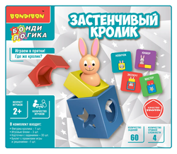 Детская настольная логическая игра "Застенчивый кролик"