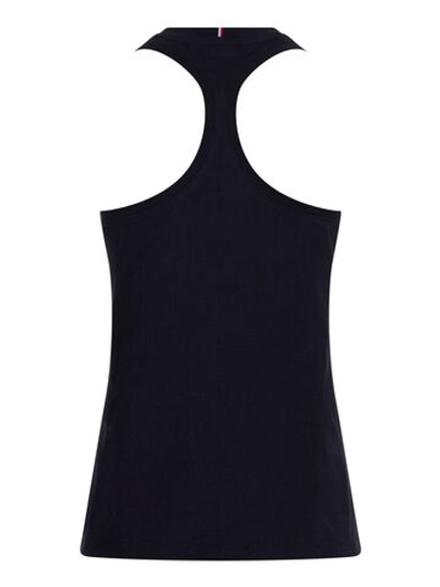 Женский топ теннисный Tommy Hilfiger Regular Tank Top - desert sky