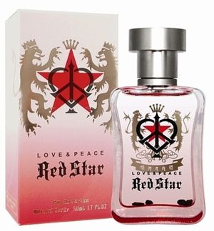 Expand Love and Peace Red Star