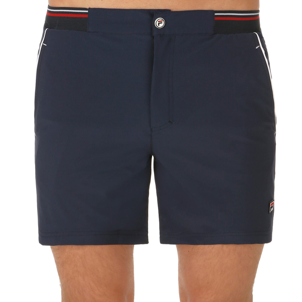 Мужские теннисные шорты Fila Stephan Shorts Men - Dark Blue, White