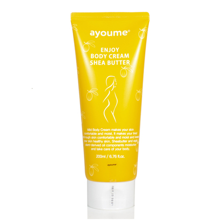 Крем для тела питательный с экстрактом масло ши ayoume enjoy body cream shea butter  200 мл