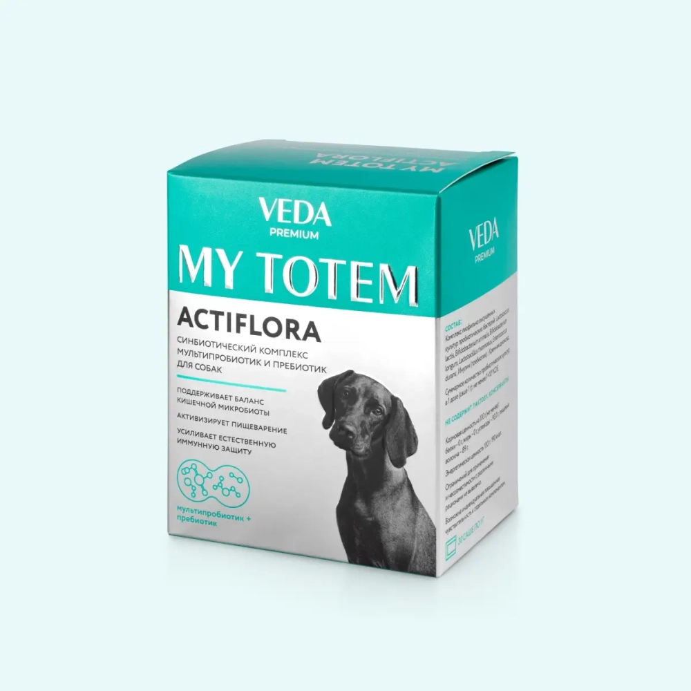 VEDA MY TOTEM ACTIFLORA Синбиотический комплекс для собак