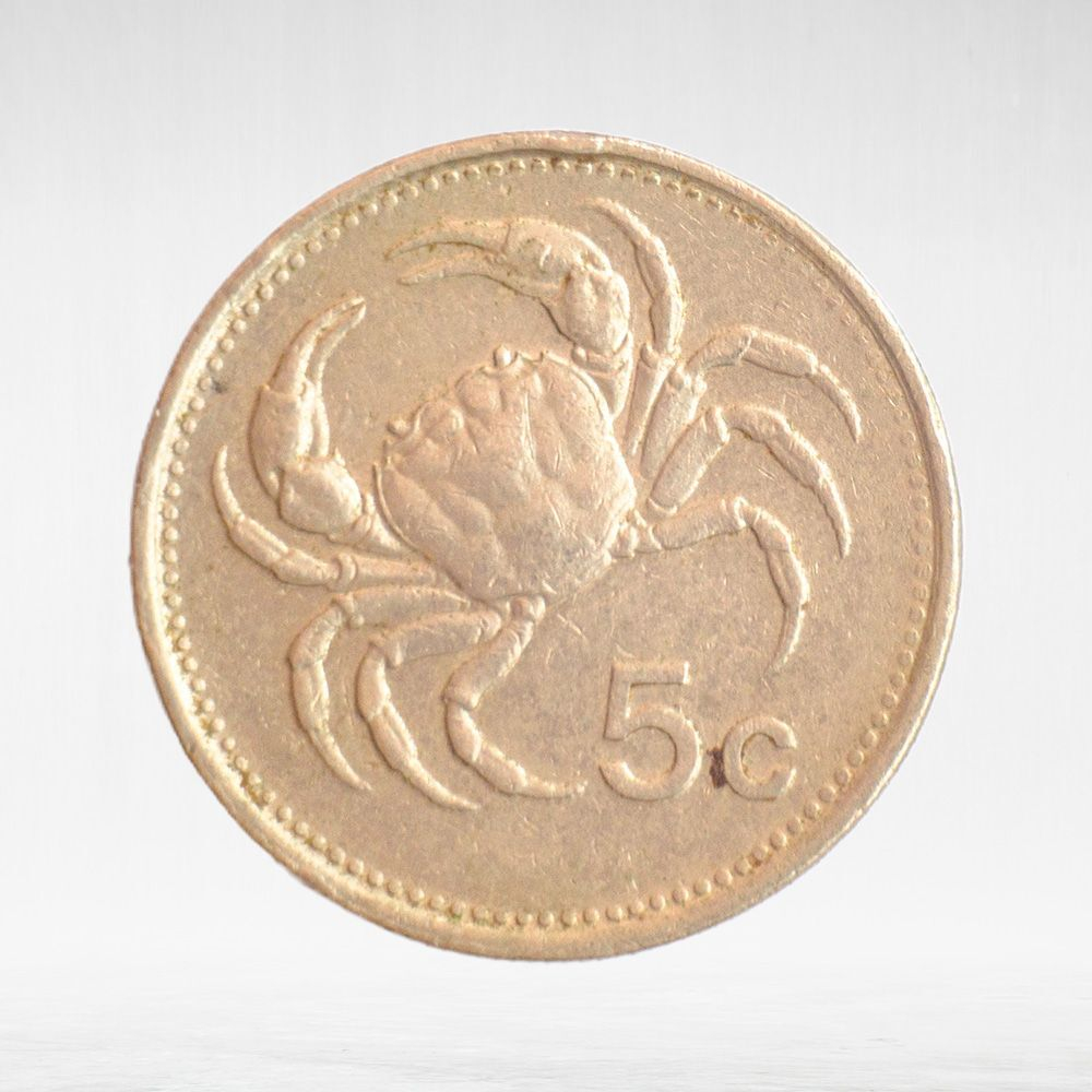 Malta, 5 Cents, 1986, VF