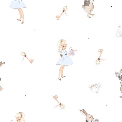 Алиса винтаж на белом