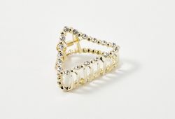 Benten Заколка-краб треугольный (светлый)