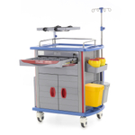 Тележка медицинская Med-Mos ЕТ850-02 ТМ-021АН-00 ля экстренной помощи и реанимации