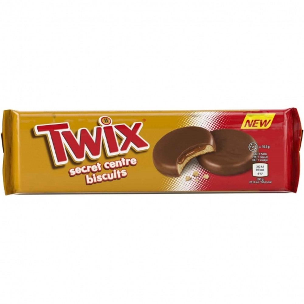 Печенье Twix Secret Centre (8 × 16,5 г) 132 г (3 штуки) - Twix