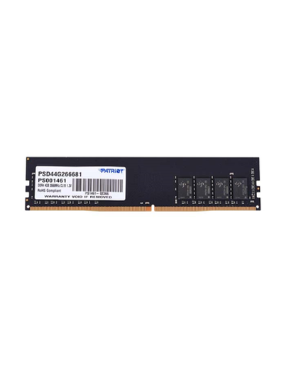 Patriot SL DDR4 4GB 2666MHz UDIMM , 512X8, 1*4GB, 19-19-19-43