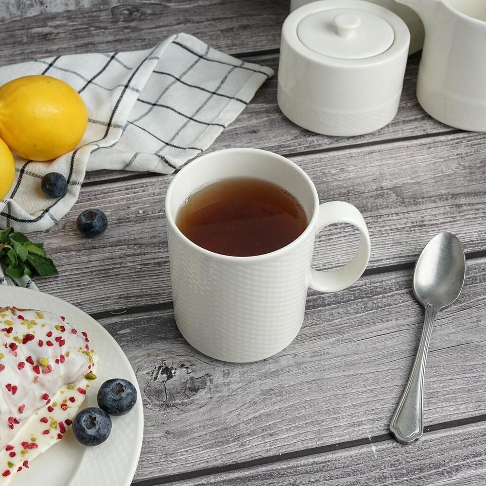 Кружка 370 мл белая d 8,2 см h10 см   Noble [6]