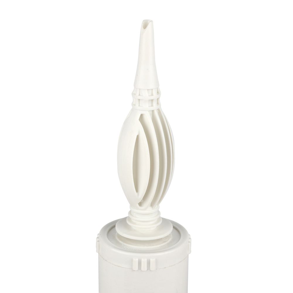 Насос ручной, с защитой от падения, двухходовой, 27 см, Белый, 1 шт.