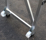 Лестница-платформа фиксированной высоты алюминиевая MEGAL ЛПФВА Н=1.2-3 передвижная