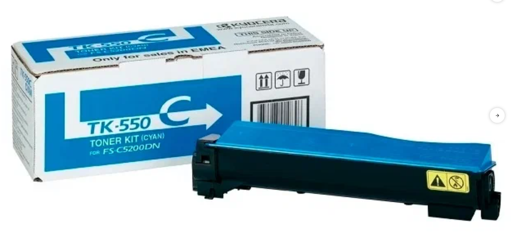 Картридж KYOCERA 1T02HMCEU0, для Kyocera FS-C5200DN, 6000стр, голубой