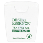 Desert Essence, Зубная лента с маслом чайного дерева, покрытая воском, 30 ярдов (27,4 м)