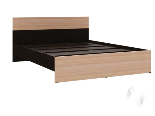 Кровать Юнона 1;6м (венге/дуб молочный)