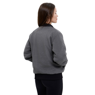 Бомбер Clan 13 Wool, серый