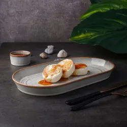 Блюдо овальное 30*16,5 см h3 см Evolution Mont Blanc P.L. Proff Cuisine [3]